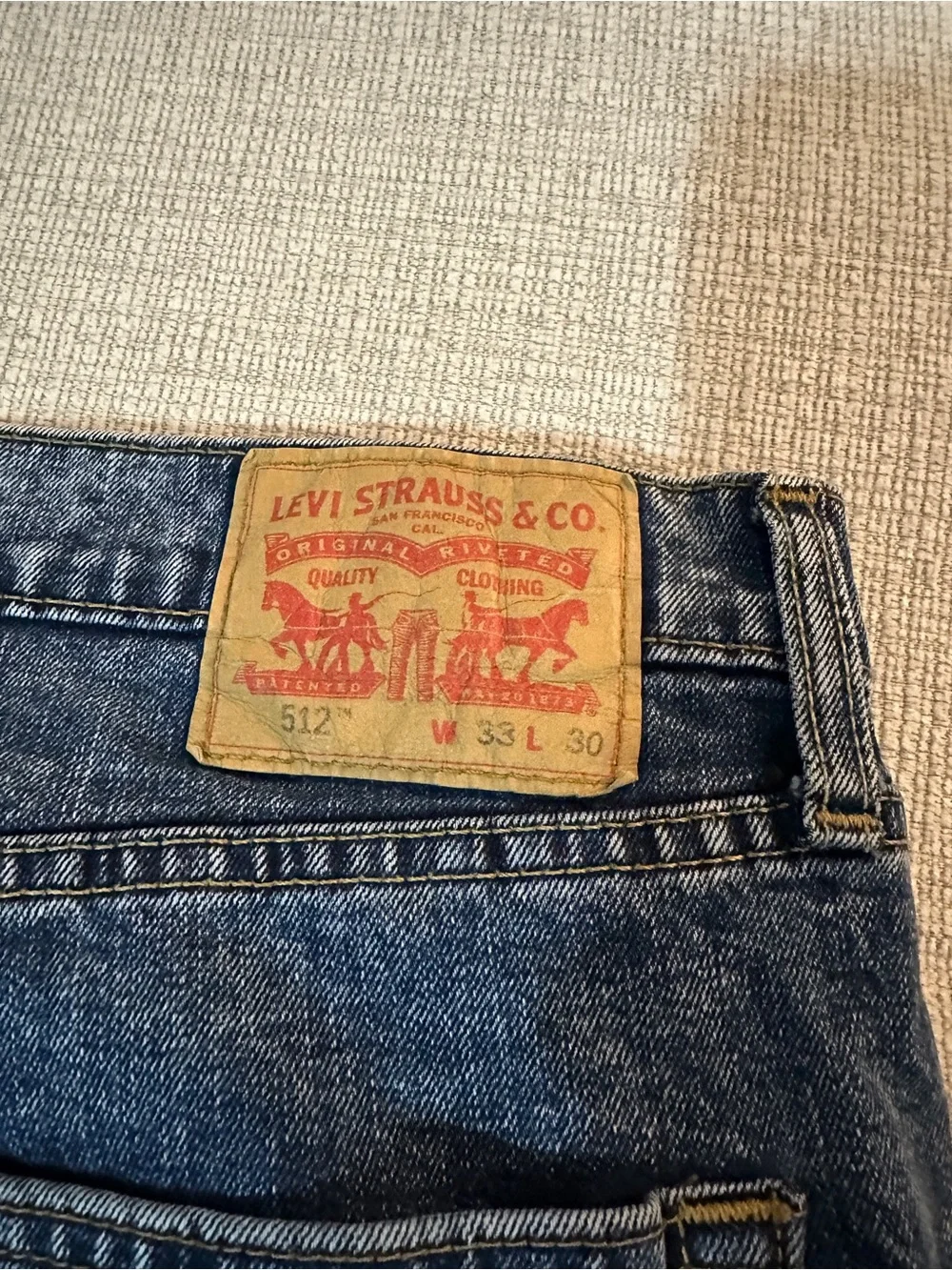 Levi’s 512 Slim Taper Jeans Men’s 33x30 Medium Wash Denim